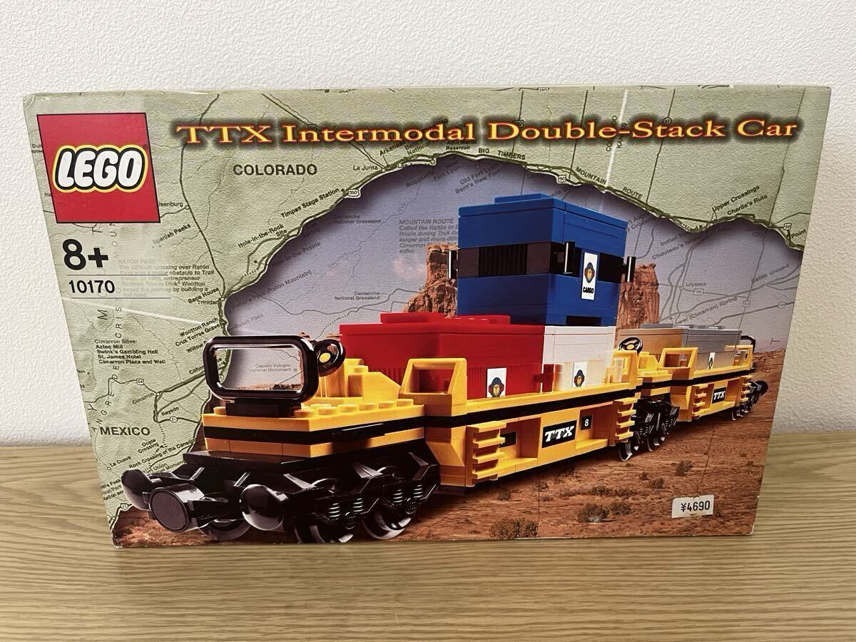 未開封品 LEGO 10170 TTX ダブルスタックコンテナ車 2005年 トレイン_画像1