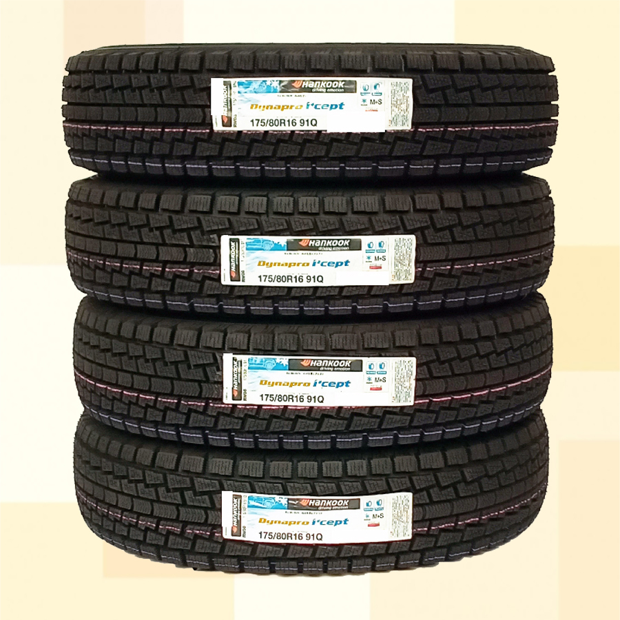 175/80R16 91Q スタッドレスタイヤ HANKOOK ハンコック DYNAPRO I*CEPT RW08 25年制 正規(guī)品 送料無(wú)料 4本セット稅込 \37,160 より 1