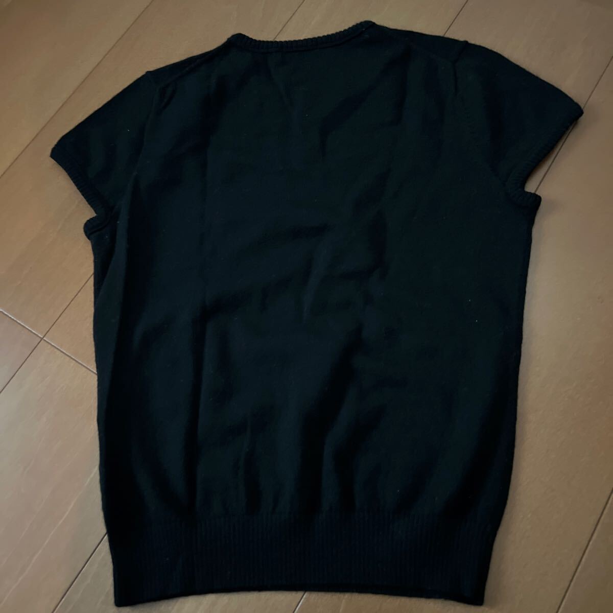 BURBERRYバーバリーブルーレーベル●半袖ニット●38●_画像4