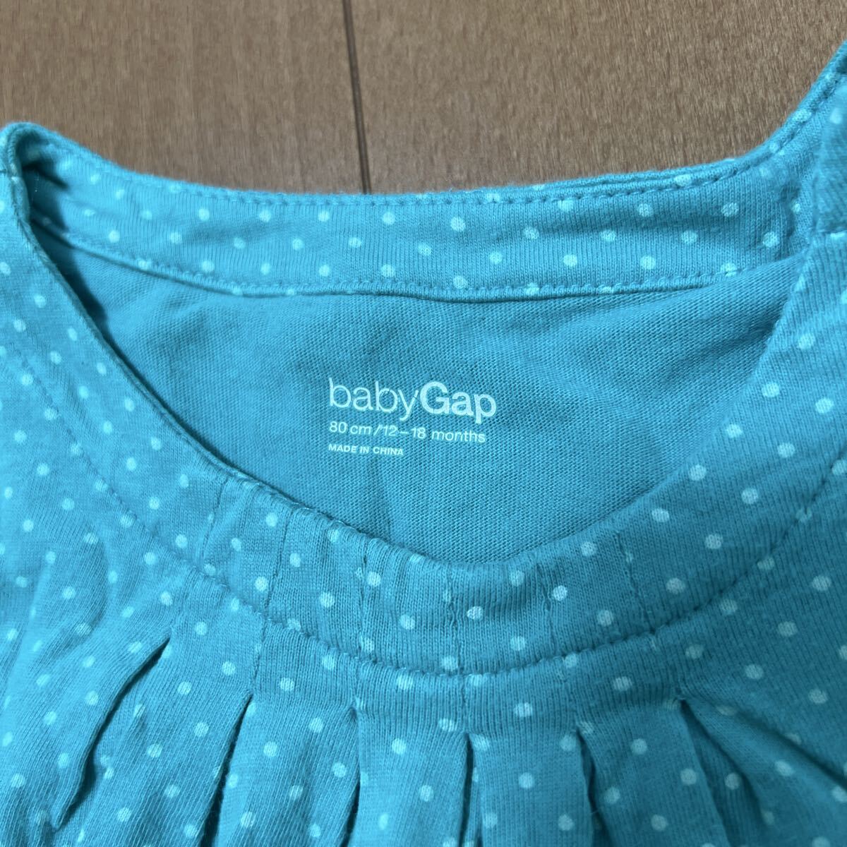 baby GAPギャップ●長袖 ロンパース●女の子●80●12〜18M● 綿100_画像4
