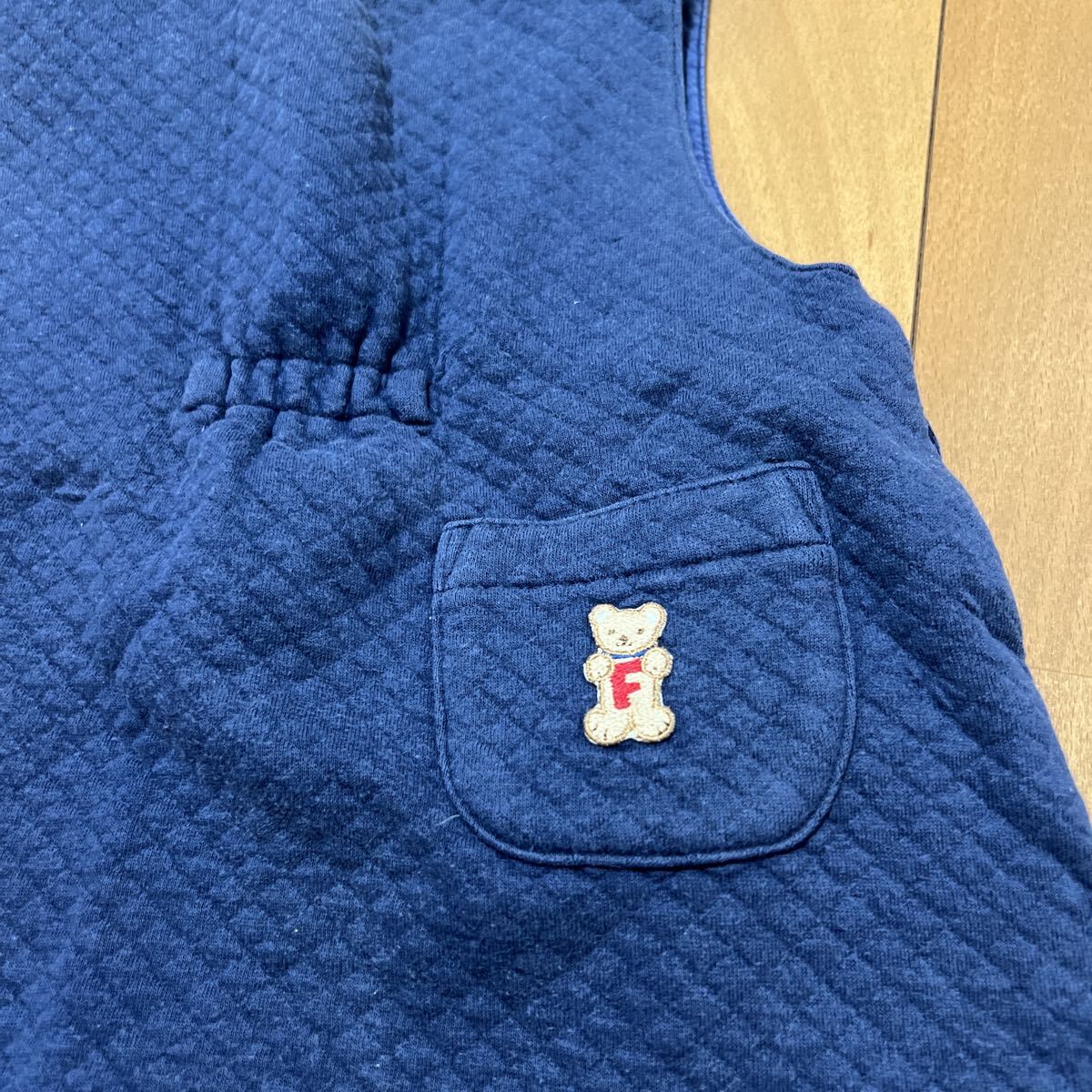 familiarファミリア● 女の子● ワンピース●80●前ファスナー_画像4