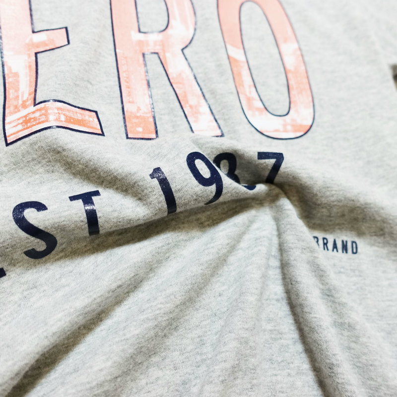 APT253 Mサイズ エアロポステール 半袖 Tシャツ ライトグレー メンズ_画像5