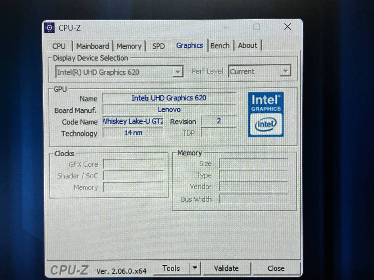 811A ● Lenovo ThinkPad T490S ● Core i7 8565U 1.8GHz/SSD 256GB/Windows11 動作品_画像7