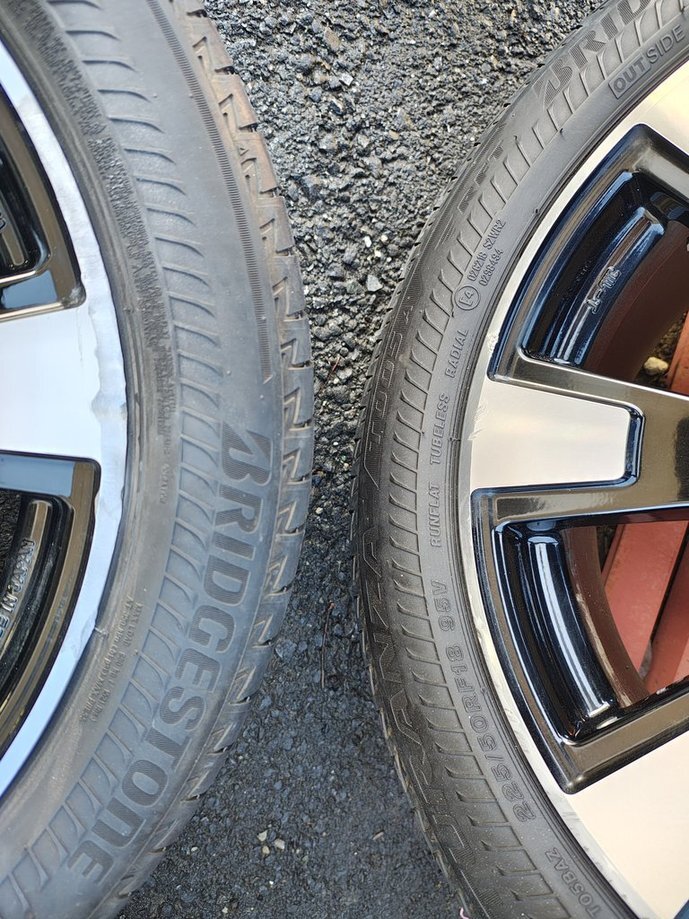 【売り切り】ESSEX☆Type ES☆ブリジストン☆トランザT005☆225/50R18☆RFT☆ハイエース☆PCD139.7☆6穴_画像9