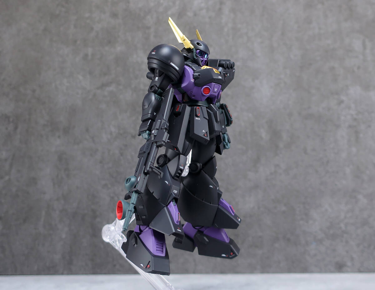 RE/100 1/100 デナン・ゲー (ブラック・バンガード仕様) 塗装済み完成品 _画像5