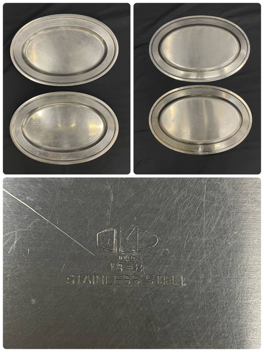 25札/A019185-1/TH3000/W115-108/【幕張】ステンレスプレート 14枚まとめ 4種 YUKIWA 18 1.0㎜ 20 1.2㎜/IKD 18-8 STAINLESS STEEL_画像6