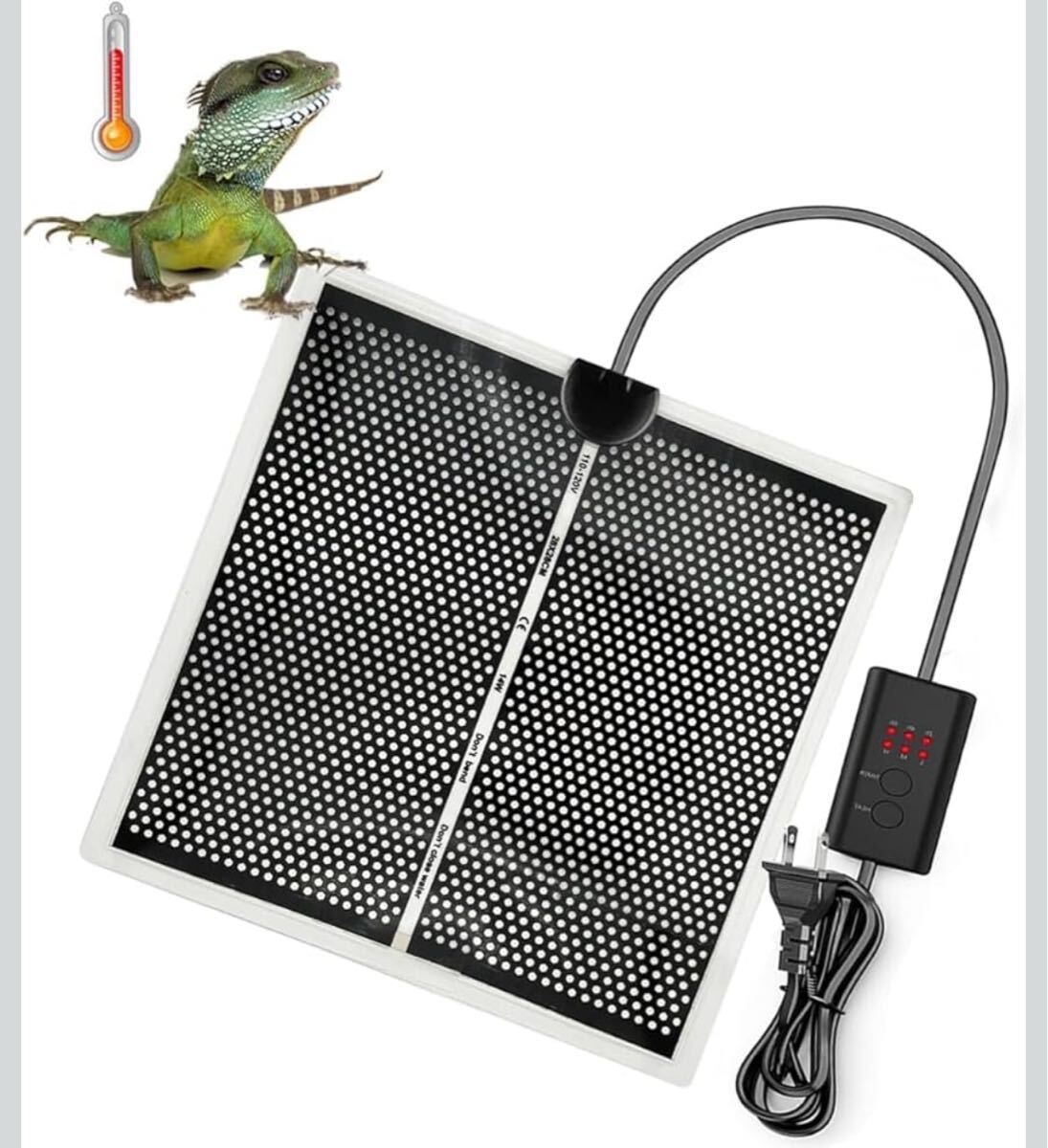 ① 爬虫類シートヒーター ペット用 パネルヒーター 加熱マット 小動物対応 ハムスター ヒーター 爬虫類・両生類適用小動物類用冬眠対策_画像1