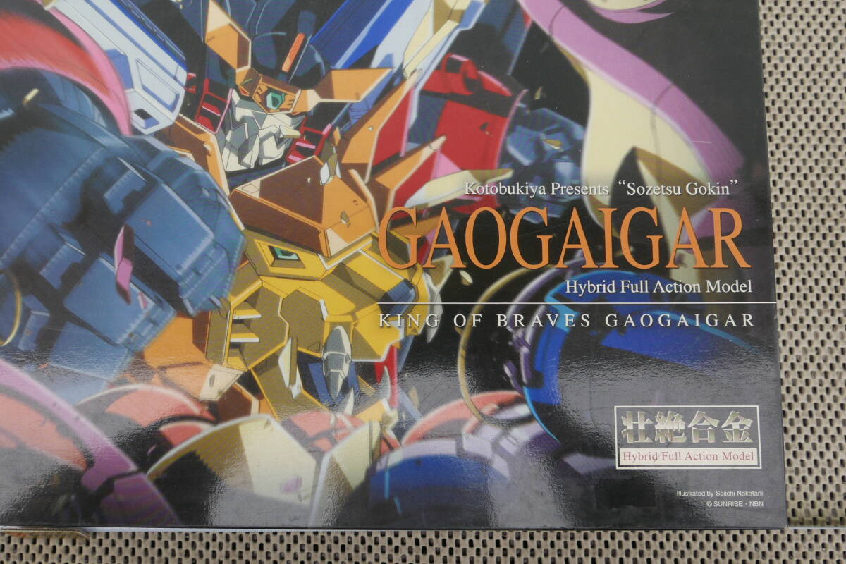 [ новый товар нераспечатанный ] The King of Braves GaoGaiGar GAOGAIGAR.. сплав KOTOBUKIYA Chogokin 