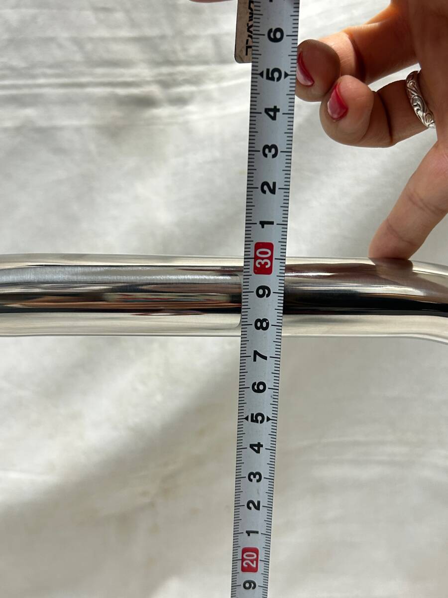 ハンドル チョッパーバーハイ 1インチ用 ポリッシュ仕上げ ステンレス製 _画像5