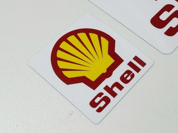 Shell 四角小 ステッカー / ハイクオリティ シェル 当時 Z1 Z2_画像1