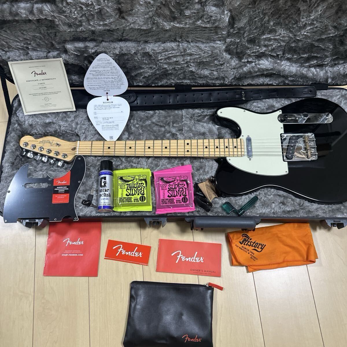 Fender American Professional テレキャスター　メイプルブラック