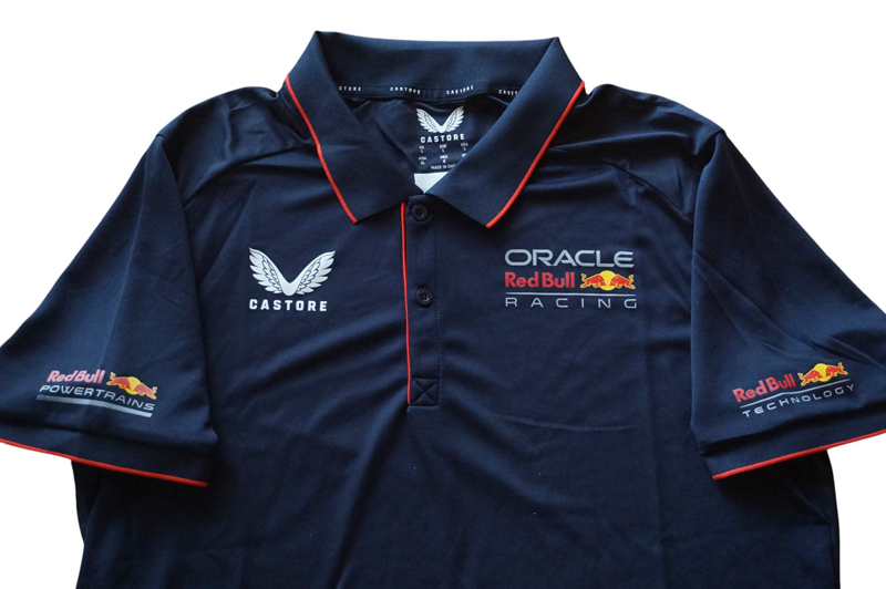 【非売品】2024 オラクル・レッドブル F1 支給品 RBPT テクノロジー ・ポロシャツ M カストレ 新品★ホンダ フェルスタッペン 日本GP_画像2