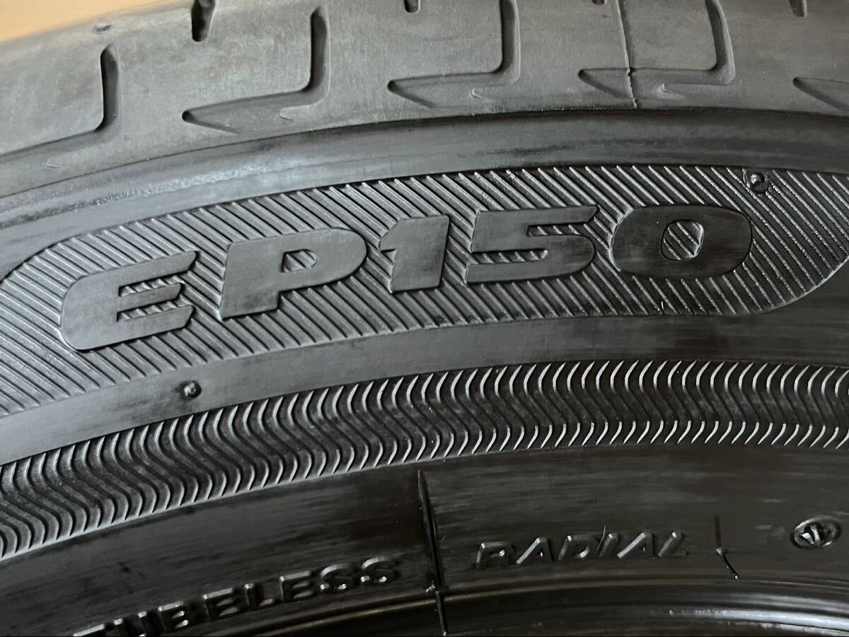 ブリヂストン エコピア EP150 185-60-15 中古品 2本セット 22022年製 溝の深さ約5.24ミリ バリ溝 バリ山_画像5