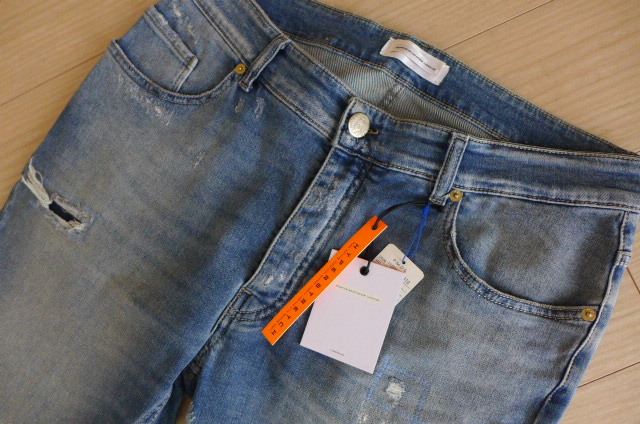 新品 即決 国内正規品 イタリア製 P.M.D.S. PMDS PREMIUM MOOD DENIM SUPERIOR ハイパーストレッチ デニム ジーンズ サイズ36_画像1