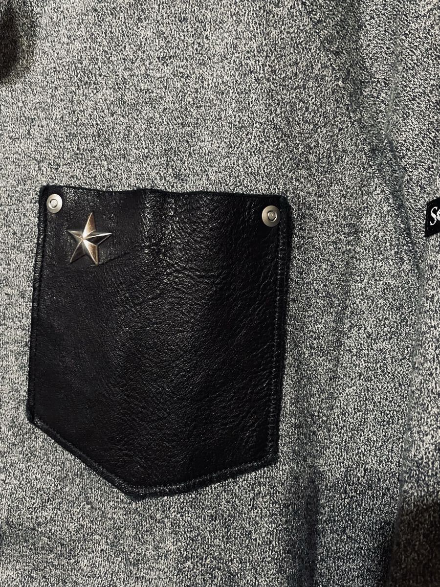 SCHOTT BROS フルzip スウェット M バイカー_画像3