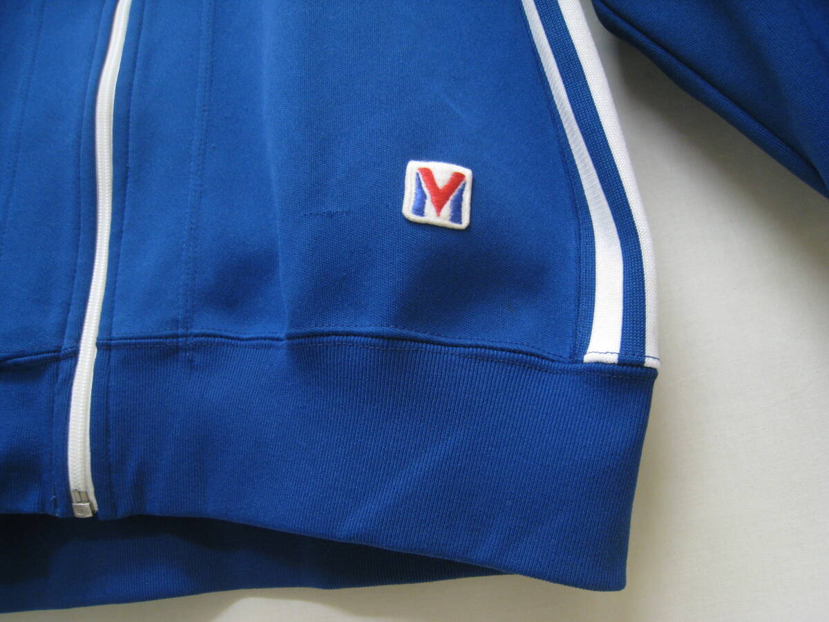 MIZUNO ATHLETE■ミズノ アスリート 80s ヴィンテージ ジャージトップ トラックジャケット サイズM 青白_画像6