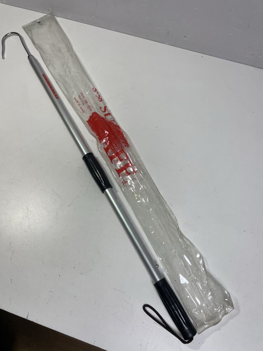 ◆Q30 未使用 SUPER GAFF ギャフ S-38 カープ 108-180cm アルミニウム _画像1
