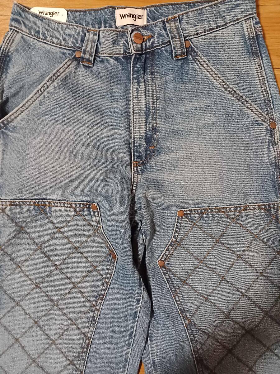 新品送料無料★ラングラーWrangler リラックス ストレート インディゴ29×32 カーペンターワークウェア_画像3