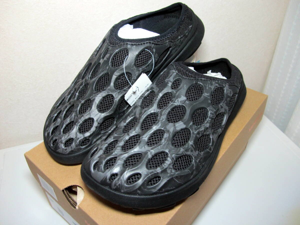ラス1 新品 MERRELL HYDRO MULE 1 TRL / ハイドロ ミュール 1 TRL 25.0cm 黒(BLACK) J005171 水陸両用サンダル 人気カラー 箱有