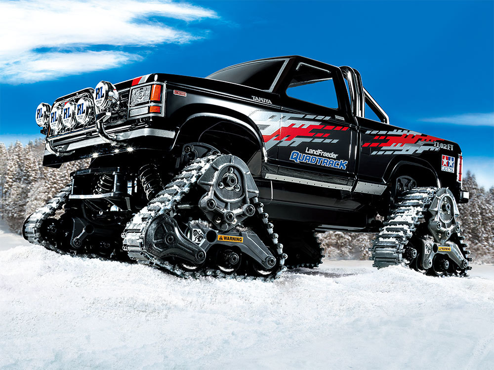 ◇◆タミヤ ランドフリーダー クワッドトラック (TT-02FT)クリヤボディ仕様 A◇◆新品_画像1