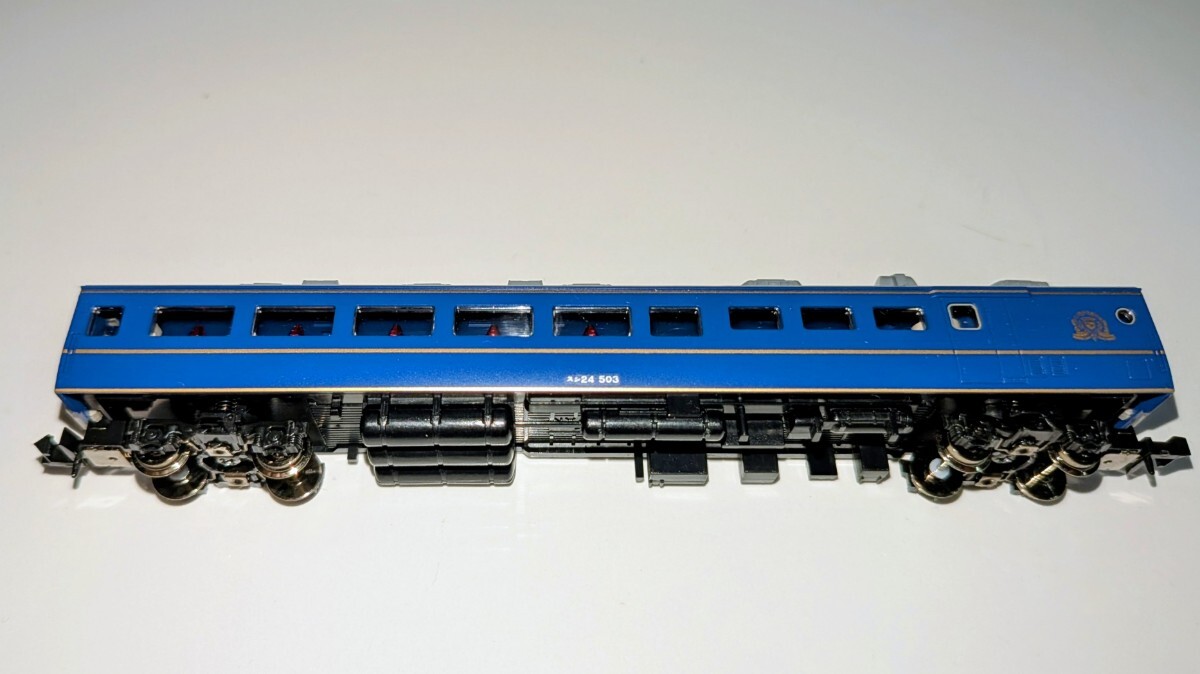 TOMIX トミックス 92806 JR 24系25形特急寝台客車(北斗星・JR北海道仕様Ⅱ)基本セット スシ24-500_画像5