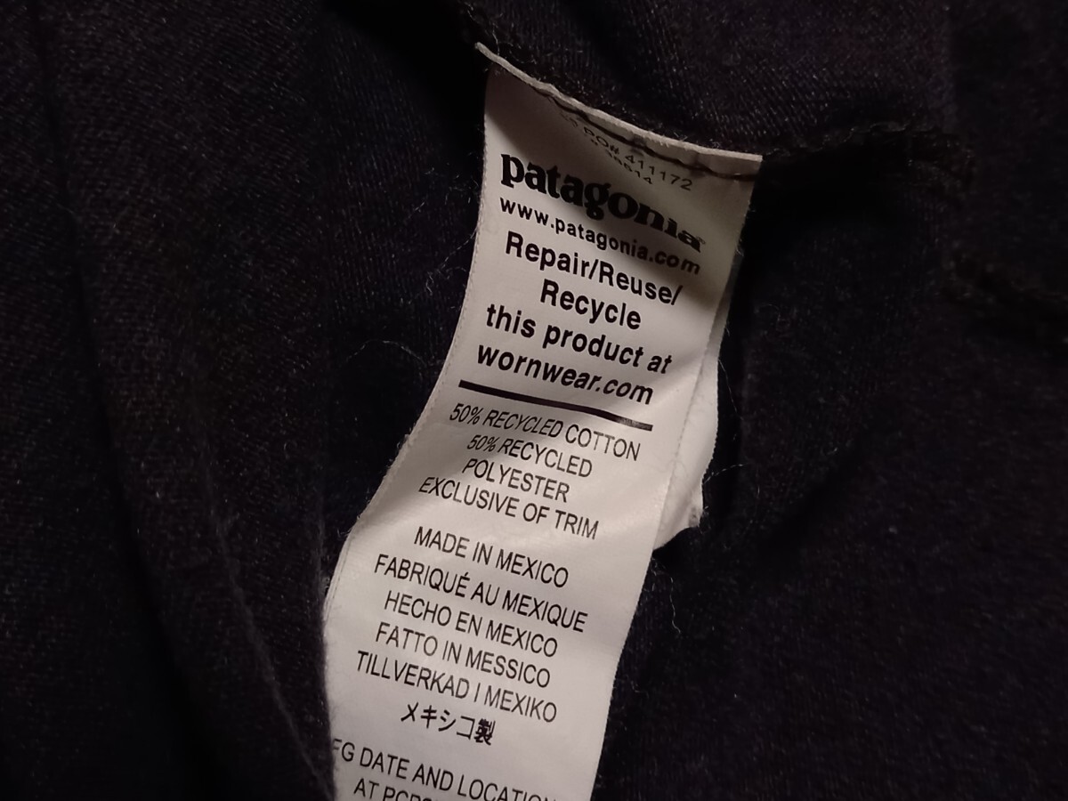 パタゴニア メキシコ制 プリントロゴ 長袖　Tシャツ　sizeL　patagonia　カットソー　スウェット　アウトドア　キャンプ　登山　舊タグ　
