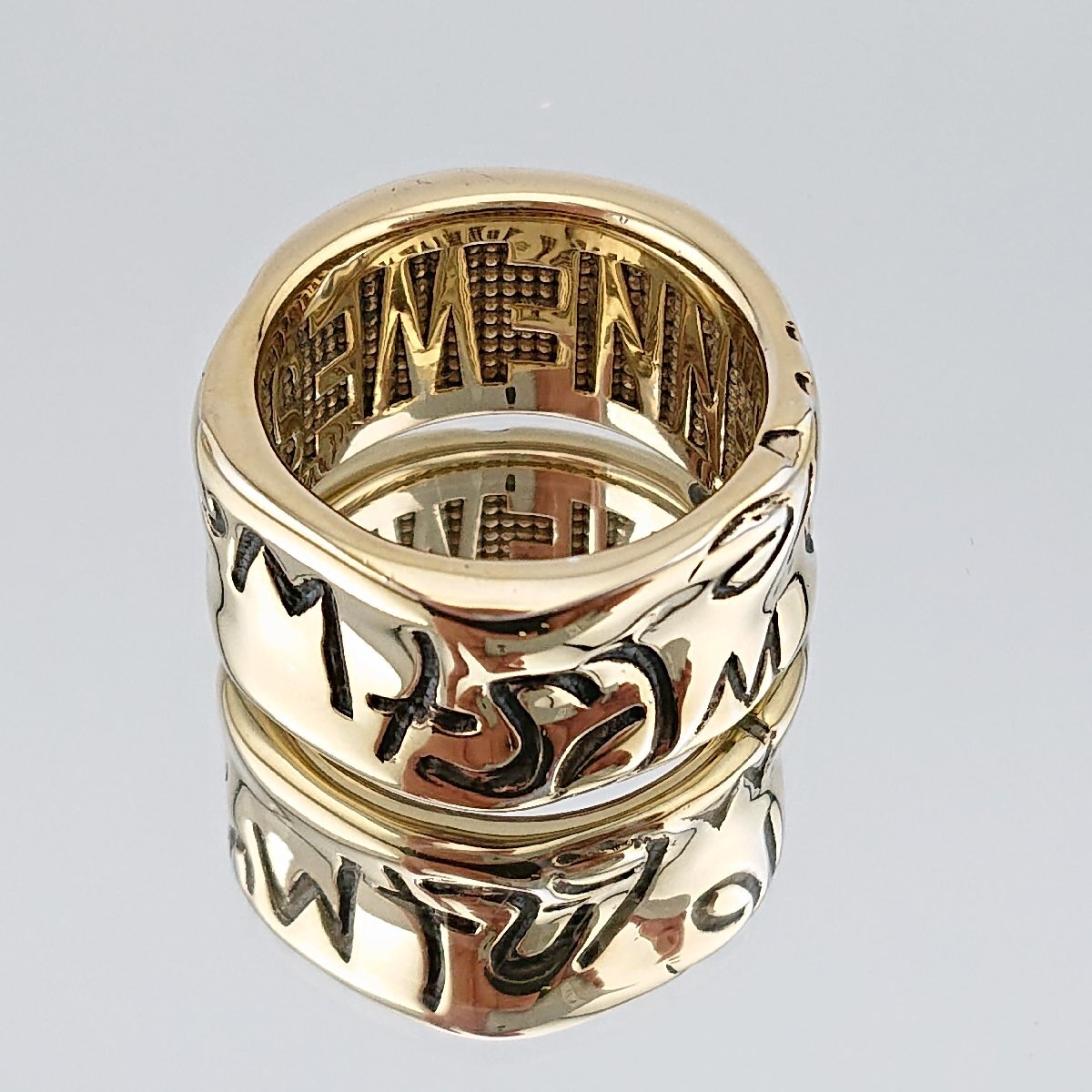 1213# 【訳あり品】 ヴィヴィアンウェストウッド/VivienneWestwood ブリストルリング サイズ/約16号 重量/約15.11g 【0725】_画像3