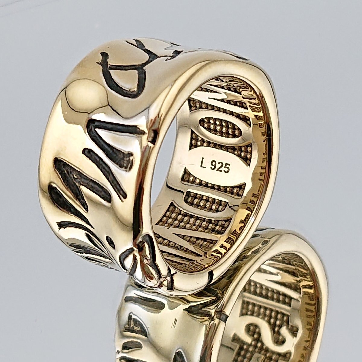 1213# 【訳あり品】 ヴィヴィアンウェストウッド/VivienneWestwood ブリストルリング サイズ/約16号 重量/約15.11g 【0725】_画像4