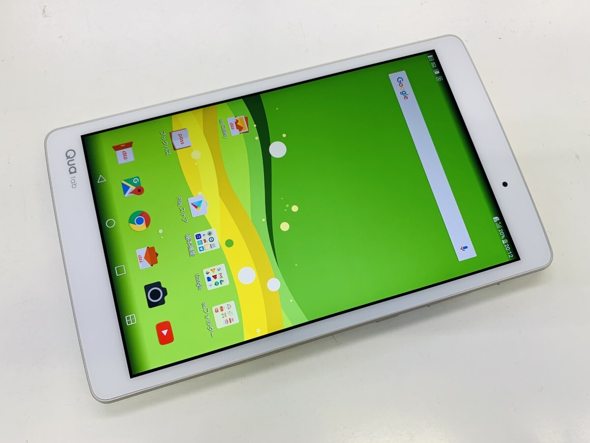★送料無料★良品★au★LG Qua tab PX LGT31★ホワイト★0088280000105★SYS★10/23_画像1