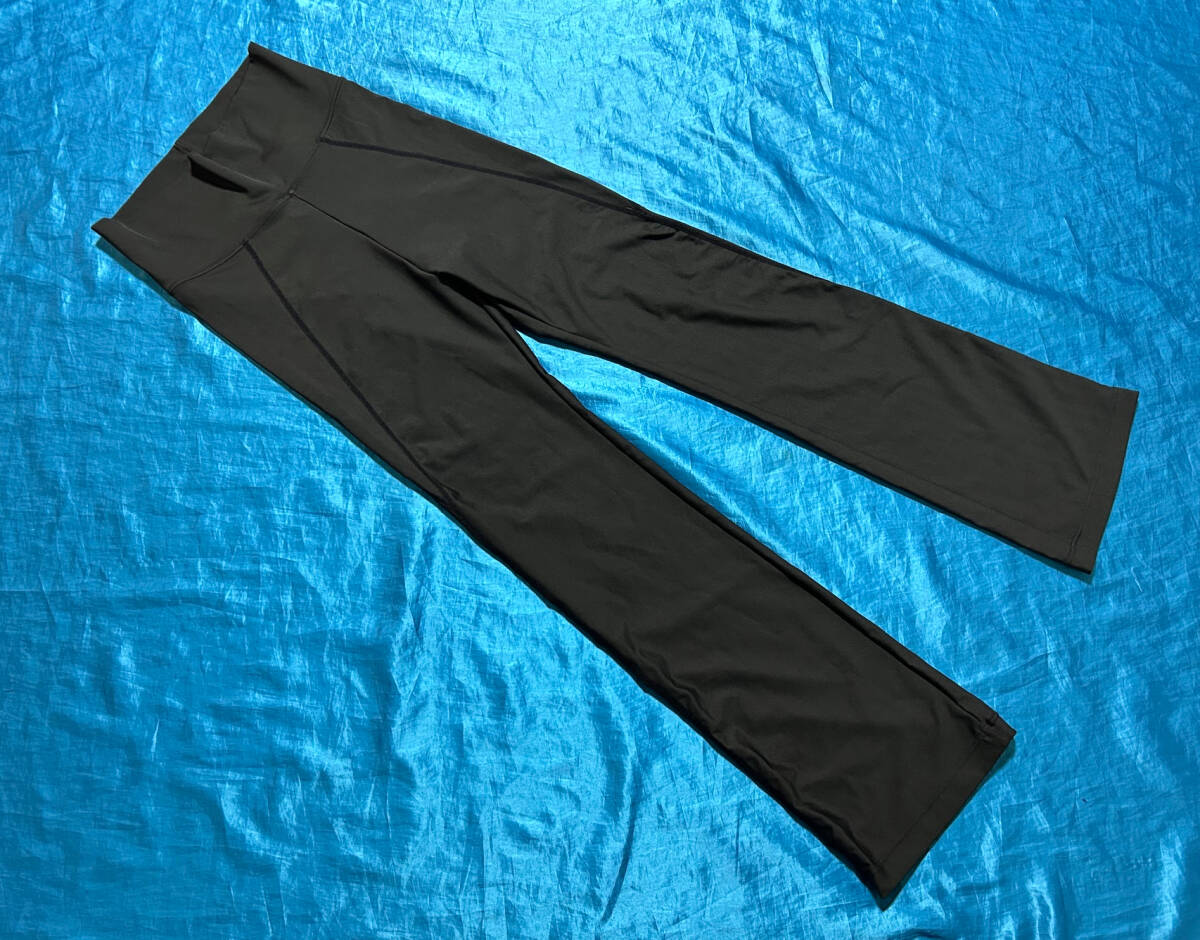 52★美品*B-three*ビースリー*B-3*ヨガパンツ*サイズ2*ブーツカット*黒xピンク*ダンス*フィットネス★_画像1