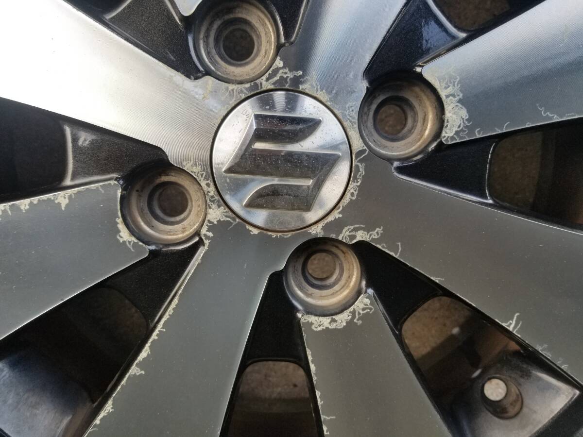 送料込!TOYO オブザーブ GIZ3 155/65R14 新品 と スズキ純正 中古アルミホイール 4本セット 即納 スペーシア ワゴンR アルト スズキ車_画像5