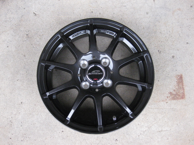 送料込！限定特価 TOYO オブザーブ GIZ2 145/80R13 黒系色 超軽量 ホイール 新品 4本セット アルト スペーシア ワゴンR ミライース ムーブ_画像2