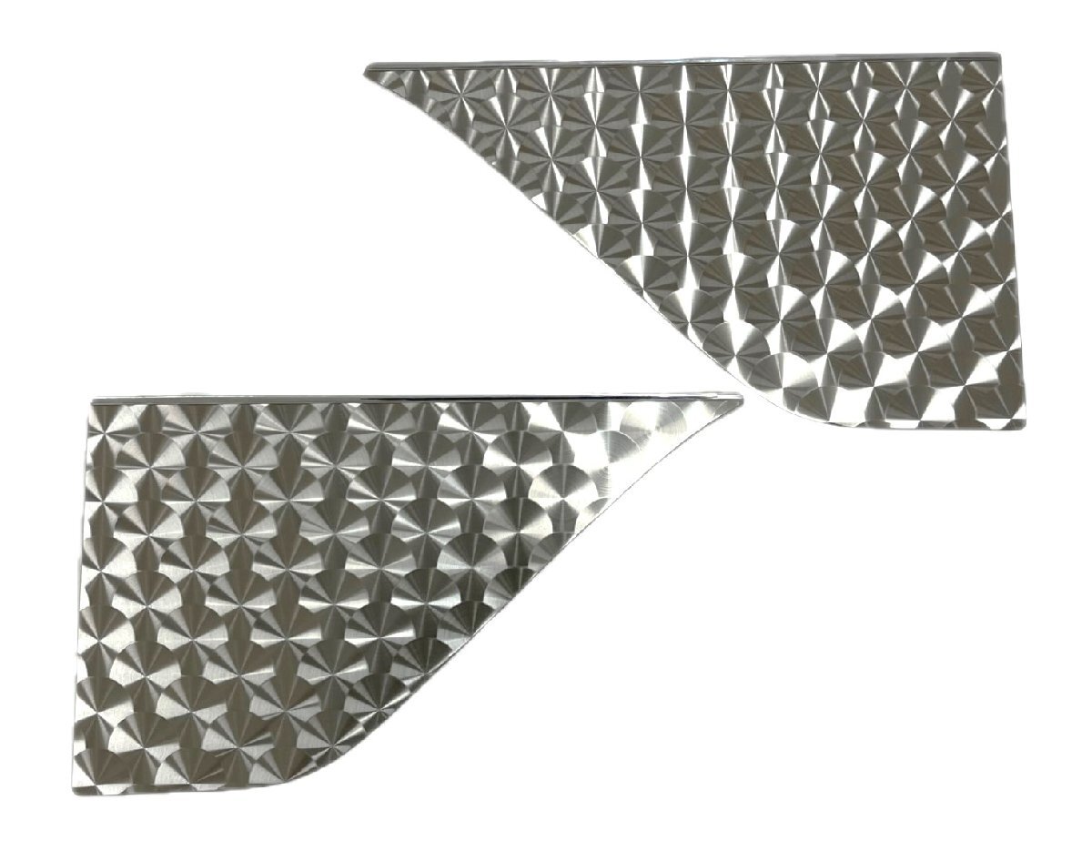 ドアウインド用ステンレス板 NEW/PM/07エルフ 標準ローキャブ用 ウロコ_画像1