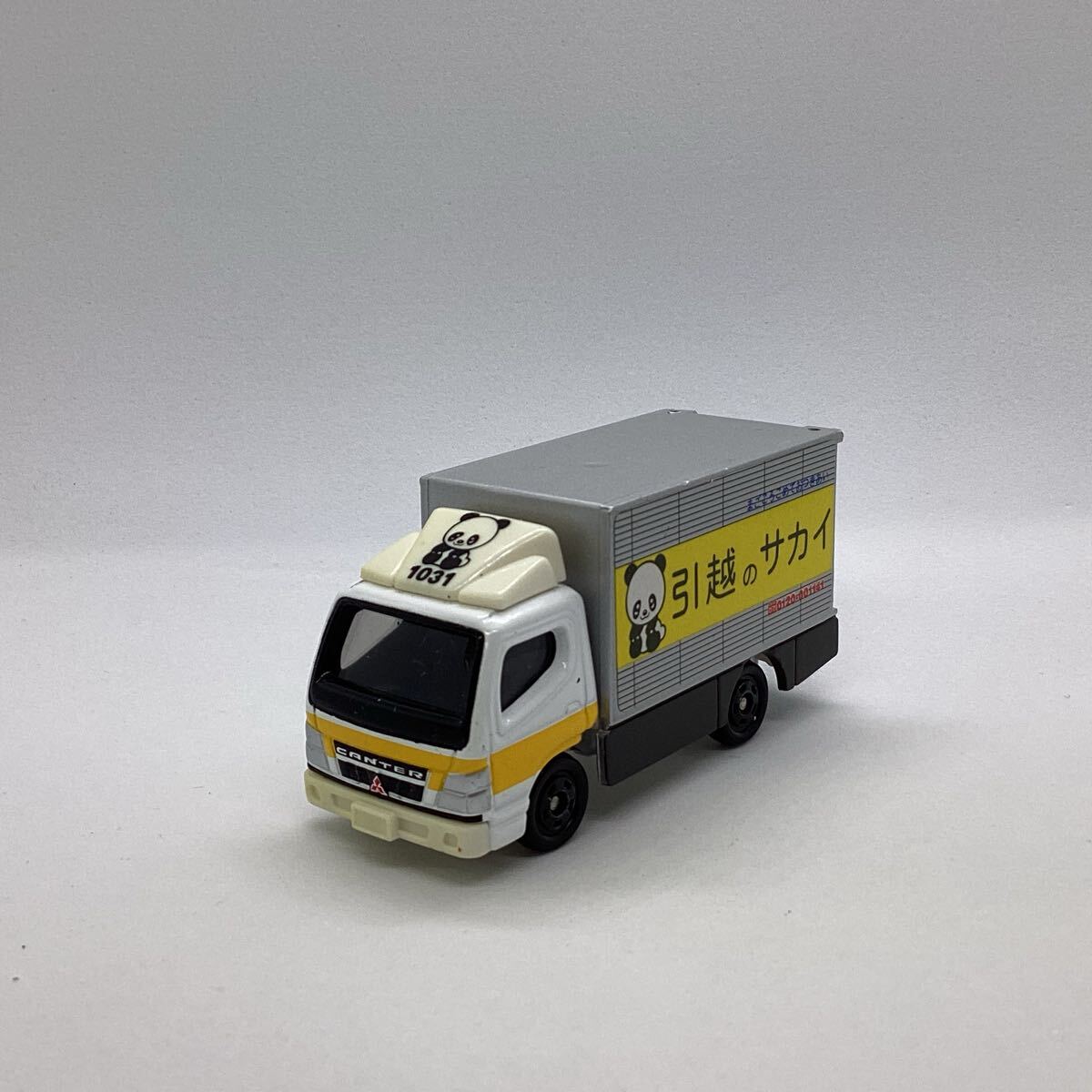 LF278 トミカ ミニカー 三菱 ミツビシ MITSUBISHI ふそう キャンター 引越のサカイ_画像1