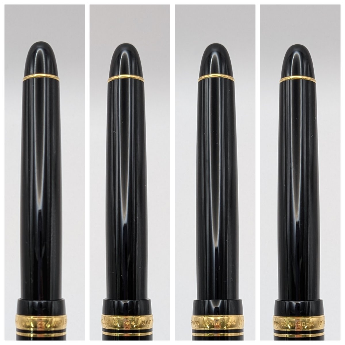 1円~/PILOT/パイロット/CUSTOM/カスタム/742/ブラック×ゴールドカラー/ペン先/14K-585/M/万年筆/文房具/筆記用具/L015_画像5