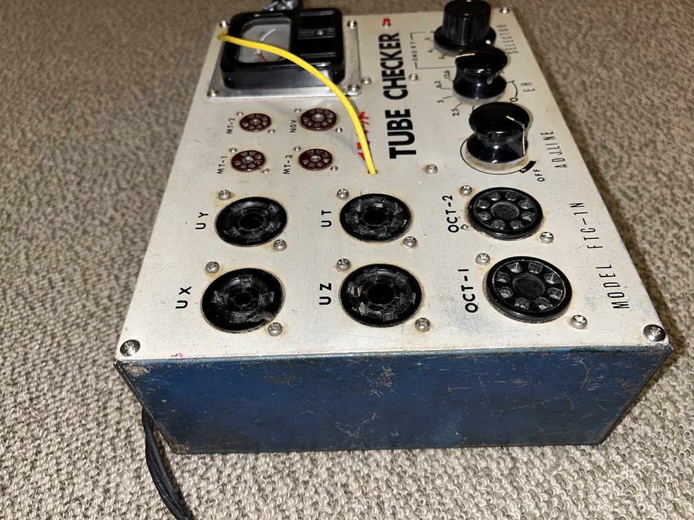 真空管試験機　イスペット TUBE CHECKER　MODEL FTC-1N (ジャンク扱い）_画像6