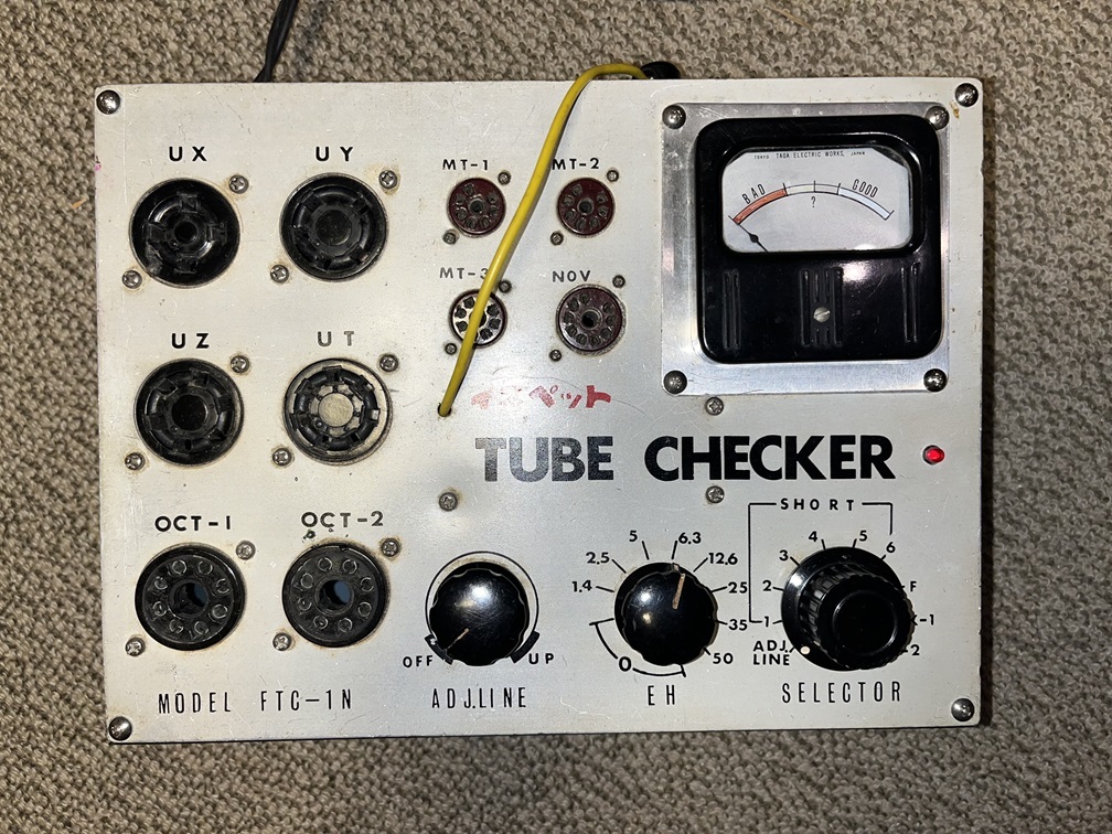 真空管試験機　イスペット TUBE CHECKER　MODEL FTC-1N (ジャンク扱い）_画像4