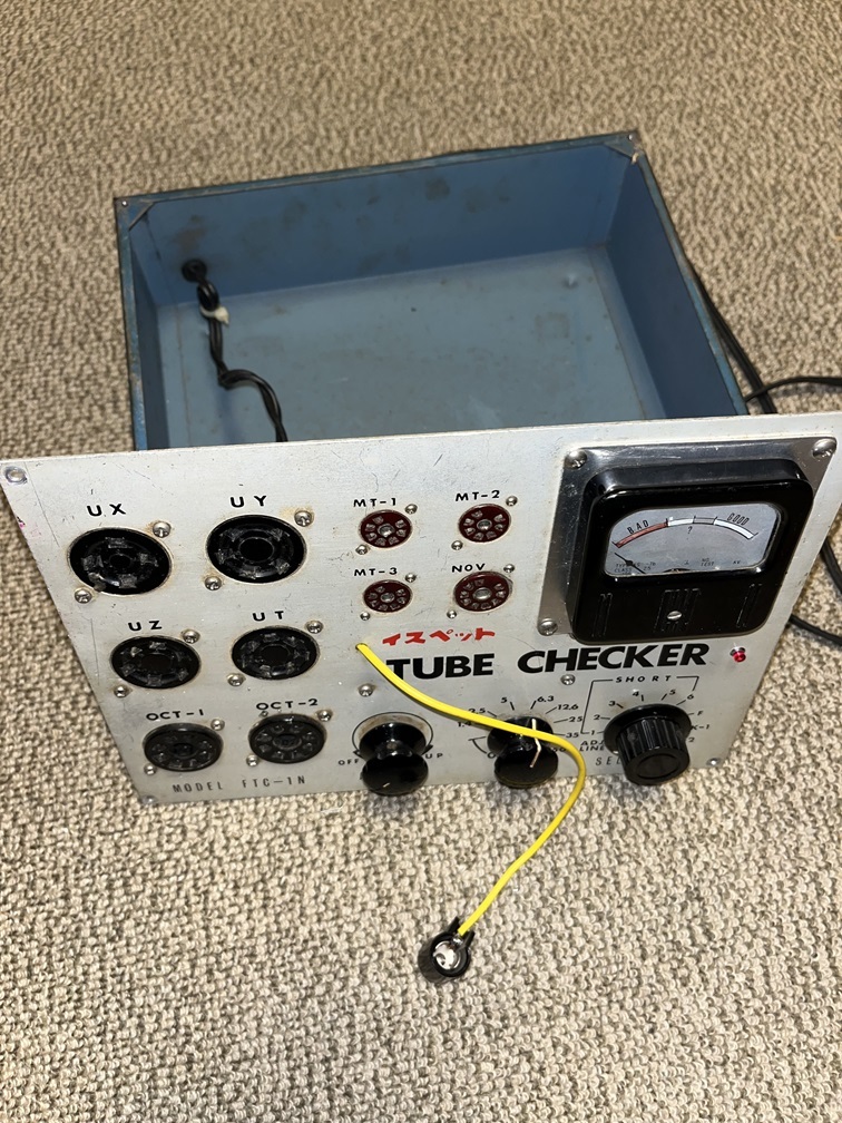 真空管試験機　イスペット TUBE CHECKER　MODEL FTC-1N (ジャンク扱い）_画像2