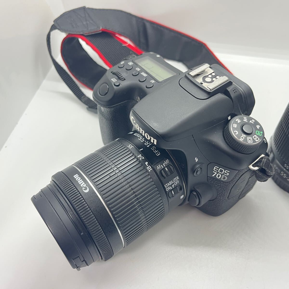Canon EOS 70D ダブルズームキット デジタル一眼レフカメラ EFS 18-55mm EFS 55-250mm ダブルズームレンズキット ジャンク ボディ レンズ_画像4