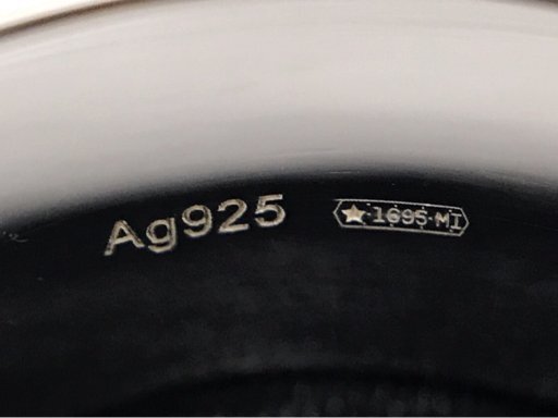 新品同様 グッチ 163179-J8400/8106/15 Ag925 ロゴリング 指輪 アクセサリー #15 約14号 ユニセックス 未使用品 UE_画像6