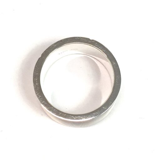 新品同様 グッチ 163179-J8400/8106/15 Ag925 ロゴリング 指輪 アクセサリー #15 約14号 ユニセックス 未使用品 UE_画像4