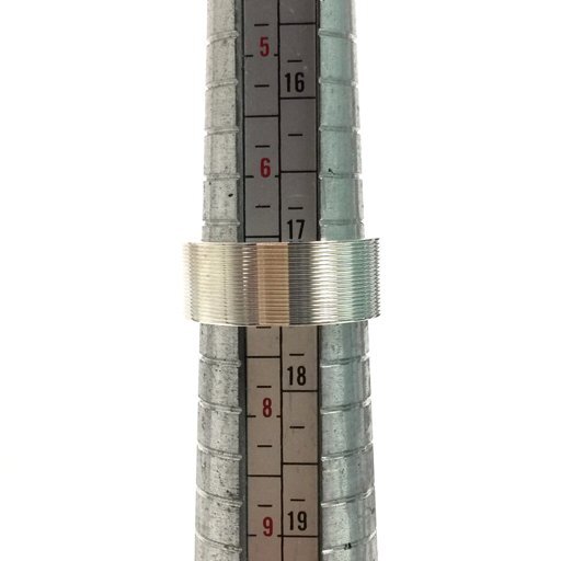 新品同様 グッチ 163179-J8400/8106/15 Ag925 ロゴリング 指輪 アクセサリー #15 約14号 ユニセックス 未使用品 UE_画像10
