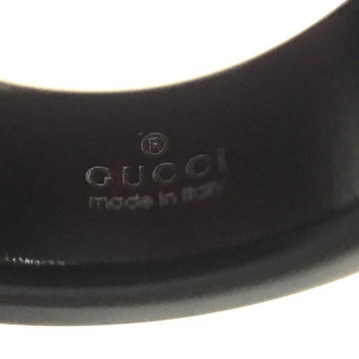 新品同様 グッチ 225985-I19A1/8061/13 750 K18 GGアイコンリング 指輪＃13 アクセサリー 付属品あり GUCCI UE_画像6