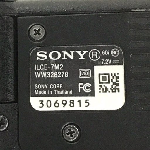 SONY α7II ILCE-7M2 SEL16F28 ミラーレス一眼カメラ レンズ 動作確認済 C08281122-1_画像4