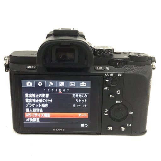 SONY α7II ILCE-7M2 SEL16F28 ミラーレス一眼カメラ レンズ 動作確認済 C08281122-1_画像6
