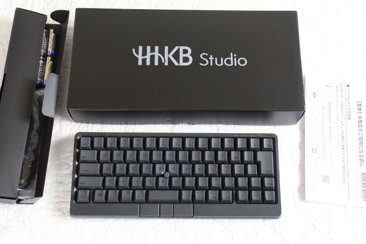 PFU ピーエフユー PC周辺機器 HHKB Studio 日本語配列 墨 Happy Hacking Keyboard PD-ID120B キーボード bluetooth_画像1