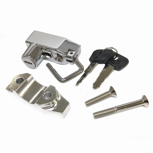 Optimum ヘルメットホルダー ハンドルバークランプタイプ シルバー バイク ヘルメットホルダー・ヘルメットロック_画像1