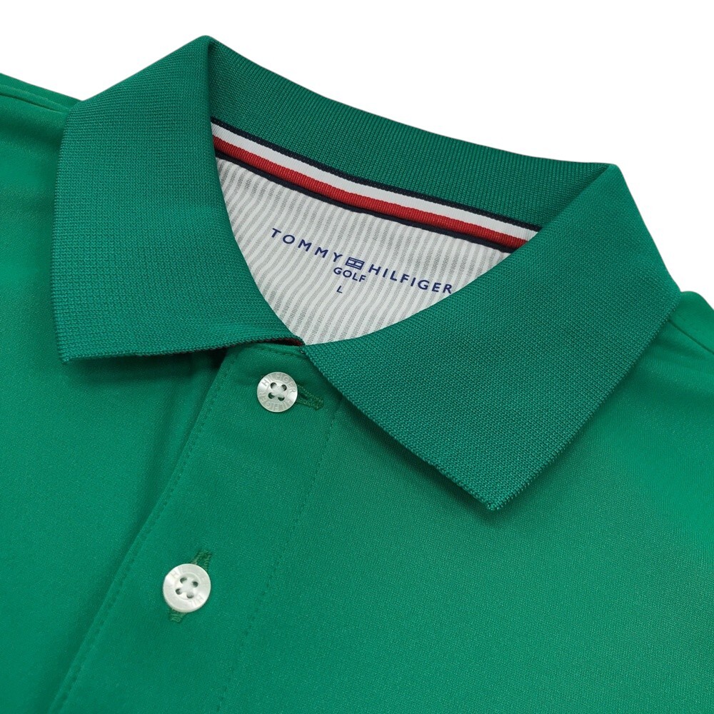 TOMMY HILFIGER GOLF トミー ヒルフィガーゴルフ 半袖ポロシャツ グリーン系 L [240101534204] ゴルフウェア メンズ_画像3