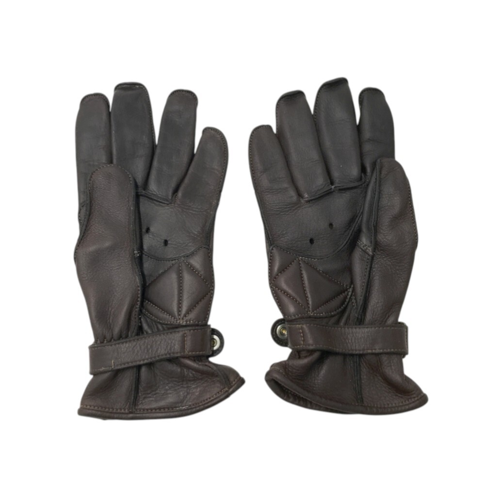 【1円】JRP ジェイアールピー レザーグローブ ブラウン系 M [240101499384]_画像2