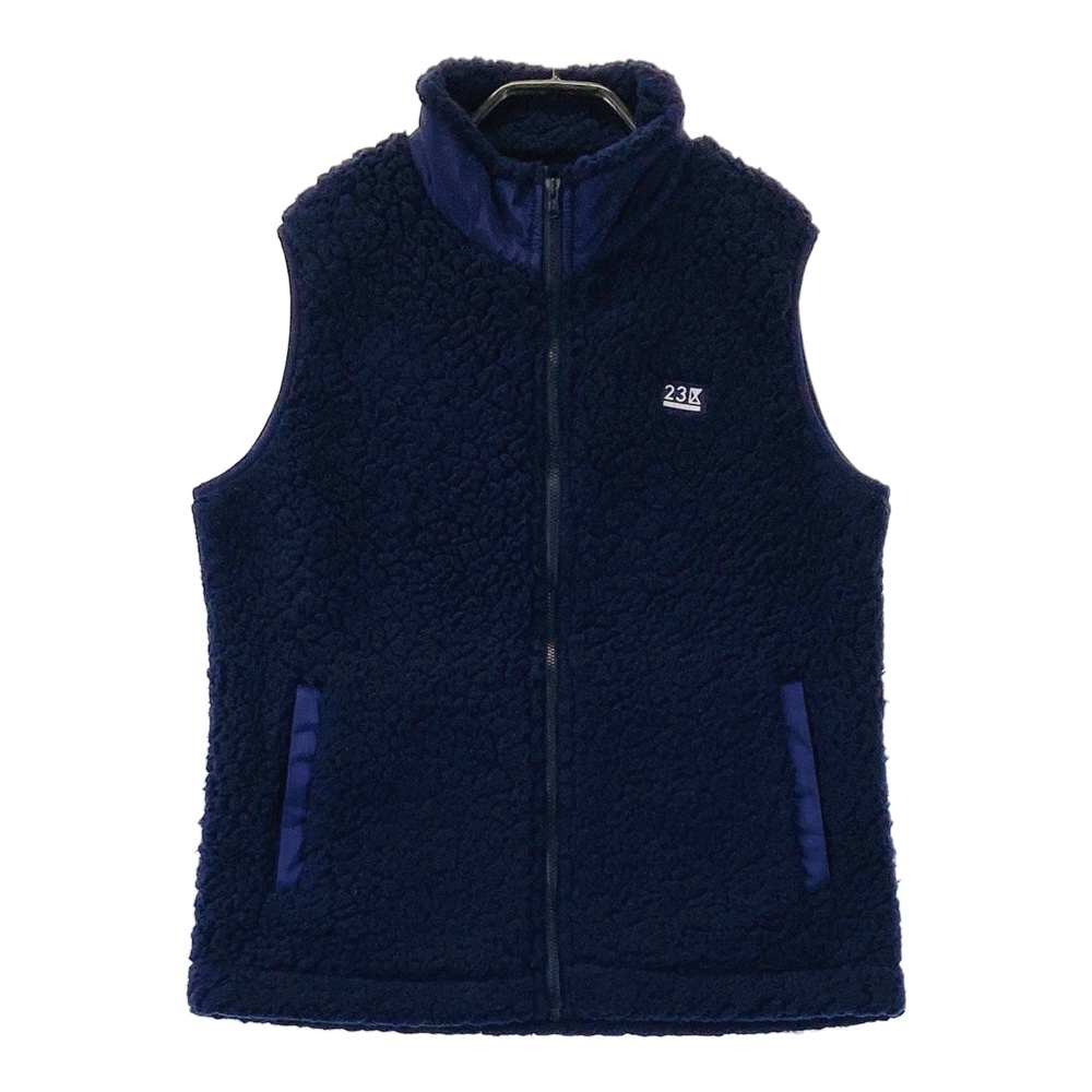 23区GOLF ニジュウサンクゴルフ FC1RKW0604 ボア ジップベスト ネイビー系 1 [240101532035] ゴルフウェア レディース_画像1